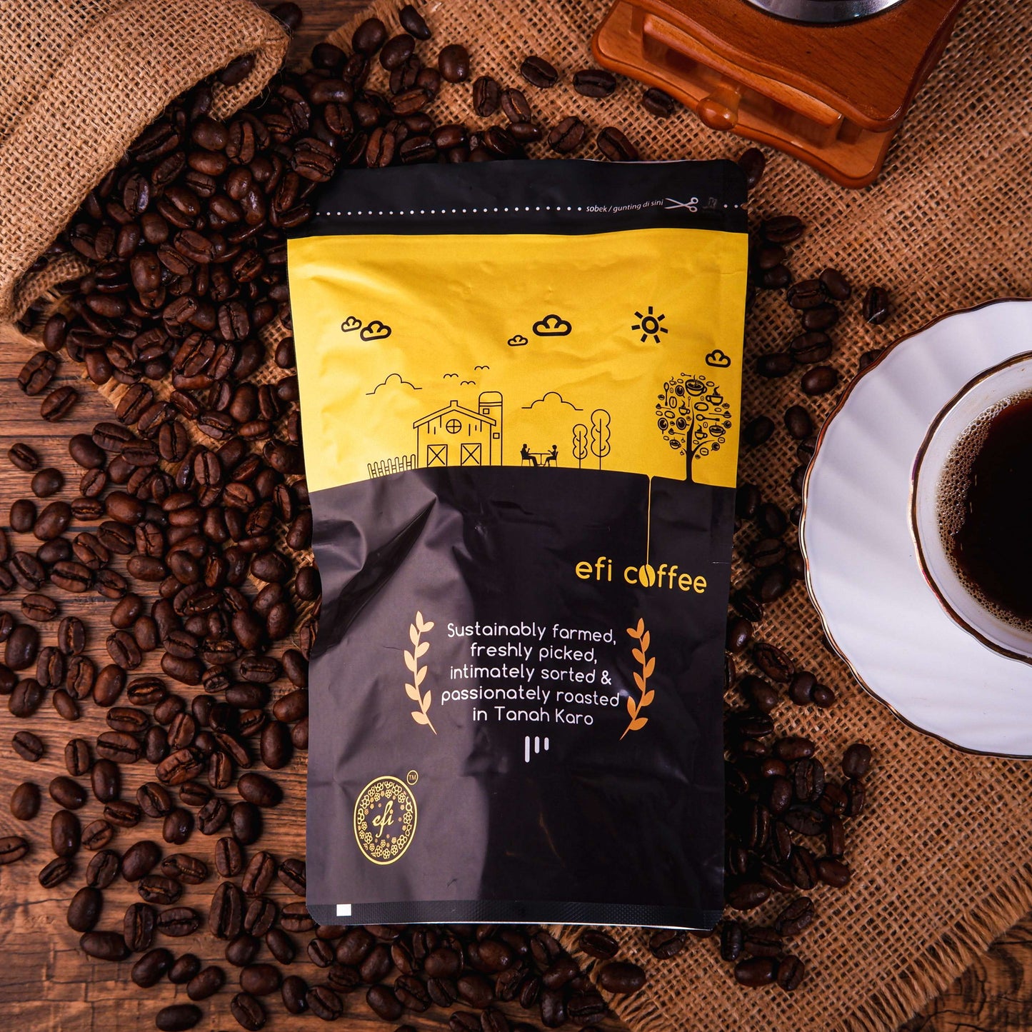 Efi Coffee 100% Arabica 250 gram